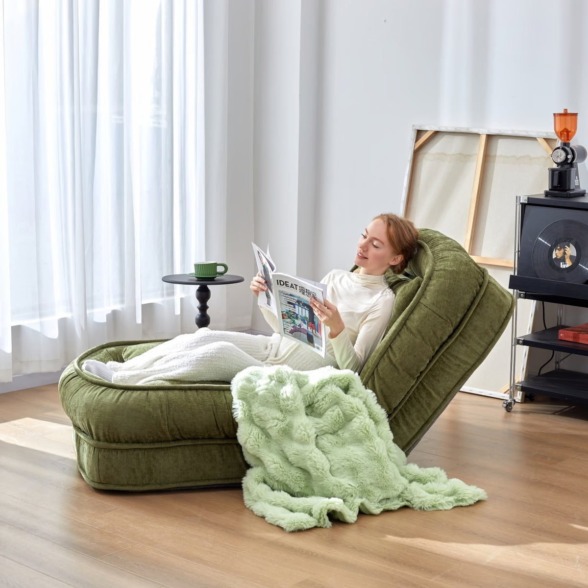 Nestora™️ 3-In-1 Folding Sofa Bed Versatile Couch Black