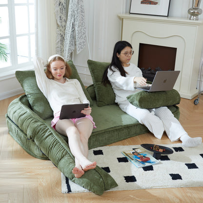 Nestora™️ 3-In-1 Folding Sofa Bed Versatile Couch Black