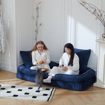 Nestora™️ 3-In-1 Folding Sofa Bed Versatile Couch Black