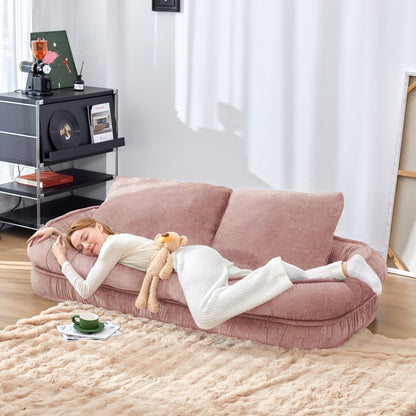 Nestora™️ 3-In-1 Folding Sofa Bed Versatile Couch Black